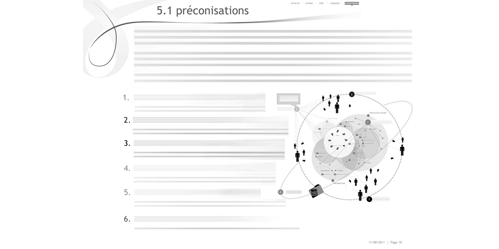 préconisations d'évolution de l'écosystème
