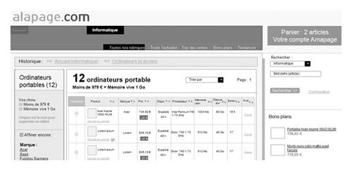 UX site e-commerce