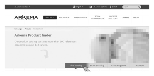 UX design de catalogue