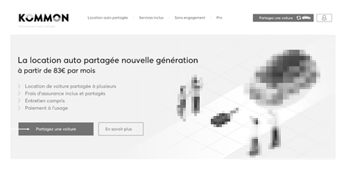UX site location voiture