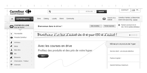 UX grande distribution