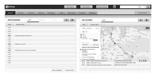 UX logiciel CRM