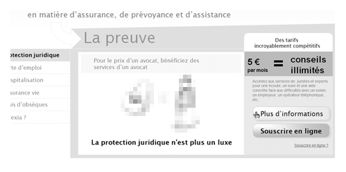 UX site d'assurance