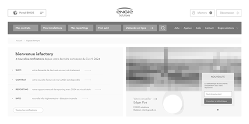 UX espace client pro