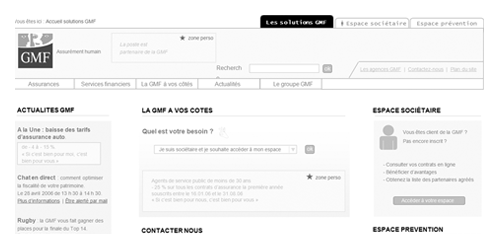 UX site assureur
