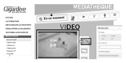 UX lecteur media