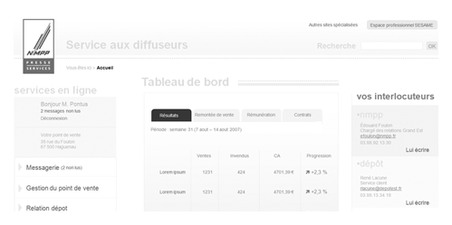UX presse