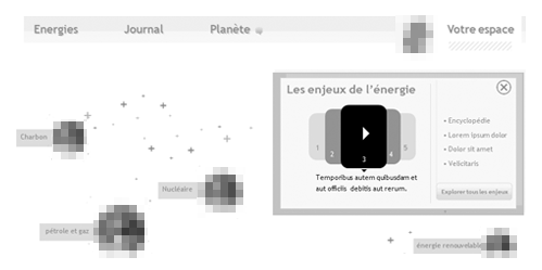 UX site pédagogique énergie