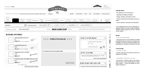 UX e-commerce informatique