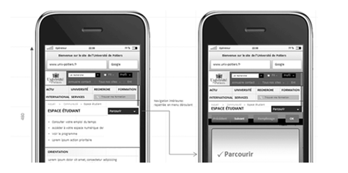 UX site université